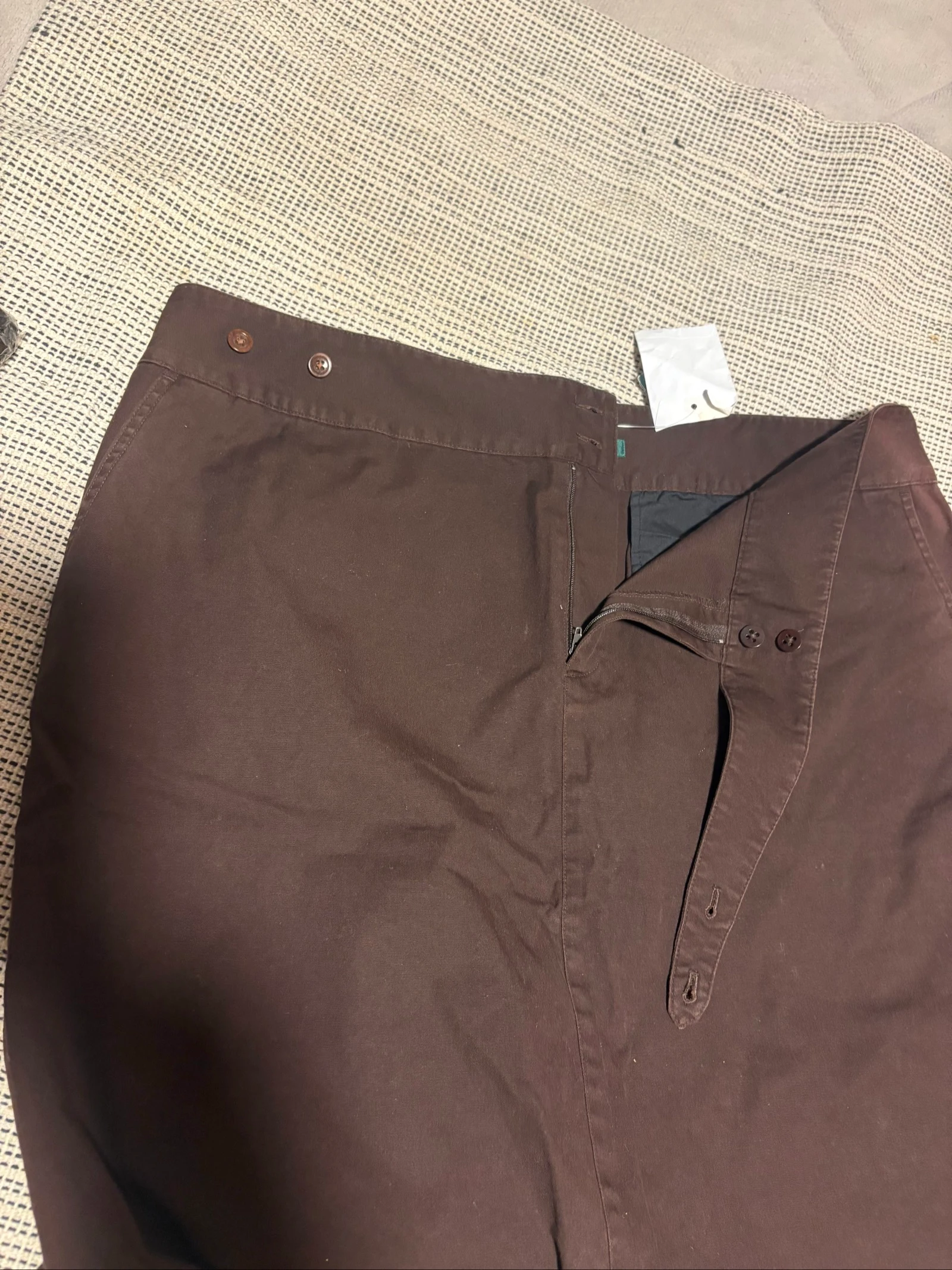 jupe falda lauren ralph lauren marron brown 18w 52 novo etiquetas – photo 3